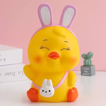 Amazon.co.jp: 2022年 アヒルの赤ちゃん貯金箱かわいいアヒルの